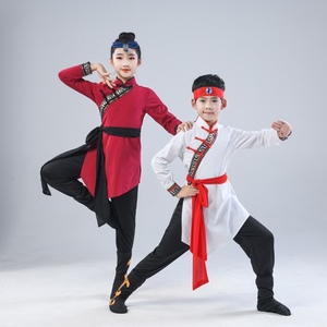 儿童少数民族服装男女童蒙古族舞蹈服六一少儿演出服蒙古袍表演服