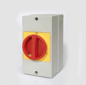 凯昆kacon主控开关mldx-020d 3p 20a密封盒转换开关多挂锁型手柄