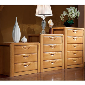 客厅家具实木家具榉木斗柜四斗五斗柜广州裕丰 l58简约现代储物柜