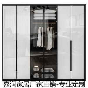 定制高光钛瓷-云石板衣柜橱柜门板定做门板酒柜门PET轻奢极简柜门