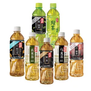 香港道地饮料 尚品无糖乌龙茶蜂蜜绿茶纤解茶玄米茶500ml*15瓶/箱