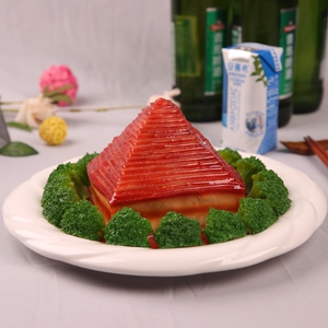 仿真中餐菜品造型模具炒菜样品宝塔肉模型展示3d菜谱明档树脂食物