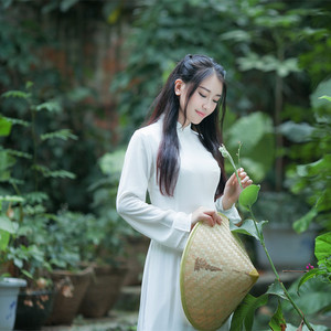 东仙越南帽特色民族遮阳帽手工编织竹制斗笠奥黛旗袍配越南斗笠帽