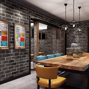 文化砖背景墙墙纸