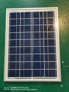 太阳能电池板18V10W 340*250*17 可以给12V电池充电玻璃板