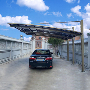 防雨汽车停车棚家用别墅庭院铝合金雨棚电动自行车户外充电遮阳篷