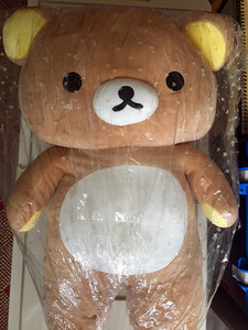 【闲置】轻松熊 kuma公仔 抱抱熊公仔 毛绒公仔