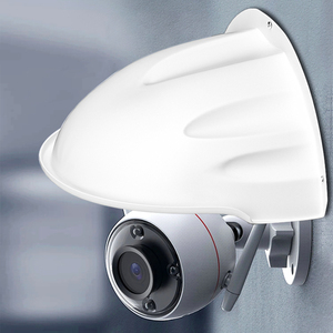 监控摄像机防雨帽户外摄像头遮挡阳光防水罩插座保护套室外壁装r