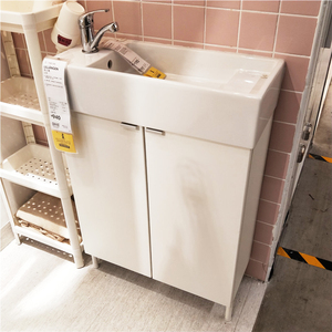 宜家国内代购ikea利兰根 双门洗脸池柜浴室柜洗漱柜