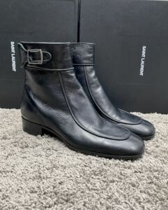 slp saint laurent 圣罗兰 秀款海报款 切尔西靴子 男靴 马靴
