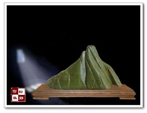 晶新&新疆和田玉青老墨玉平安扣(墨绿)厚重款送绳送盒附证书