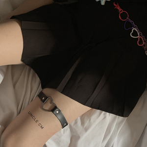 日系jk少女可爱软妹大腿环腿圈腿带cos腿上性感绑带腿链吊袜带ins