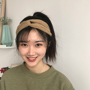 网红百搭韩国头饰品韩版清新压发发箍ins超仙简约洗脸绑束发带女