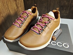 ecco爱步女鞋 牦牛皮透气小经典运动休闲鞋系带健步鞋 837513