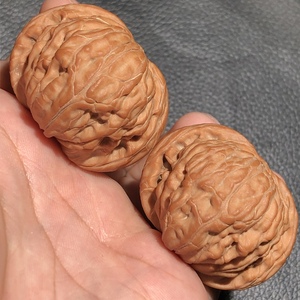 文玩核桃磨盘狮子头正磨山地磨盘超精配全品无瑕疵无修动好货