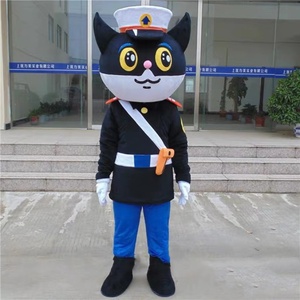 黑猫警长动画片人偶服装角色扮演孩子生日惊喜出租租赁