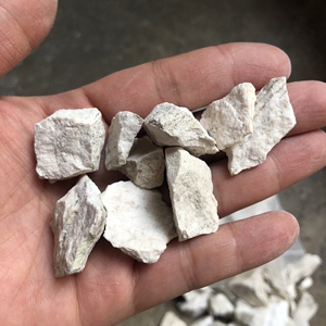 教学地质岩石纯矿物标本晶体实验原料 天然高纯度钠长石原石50g