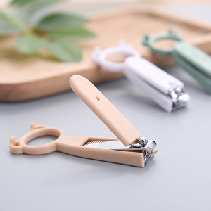 指甲刀单个剪指甲刀不锈钢指甲剪两用可当手机支架指甲钳美甲剪子