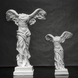 胜利女神石膏像摆件艺术品现代简约家居装饰品办公室创意复古雕像