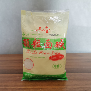 000人付款淘宝三金颗粒面碱200克食用面碱发面纯碱清
