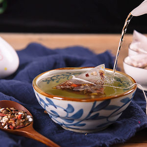 赤小豆红豆薏米芡实茯苓茶养生茶祛湿茶女除去湿气重男性正品包邮