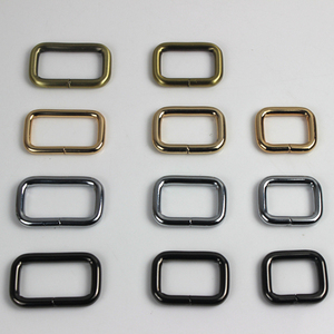 银色黑色金色方形扣环包带连接拉扣不锈钢口子扣金属方扣子包配件