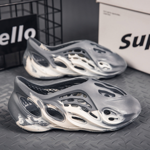 神龙回力洞洞鞋男2022夏季新款凉鞋男士侃爷椰子700凉拖沙滩外穿