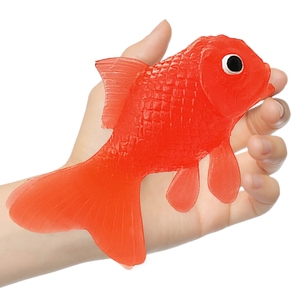 软胶仿真金鱼玩具鱼缸装饰迷你大小假鱼儿童宝宝洗澡戏水动物模型