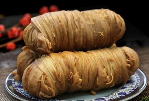 卤缠肠捆肠苦肠卷佐餐下酒卤味熟食小吃真空包装半成品酱卤猪小肠