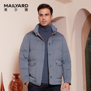 MAILYARD/美尔雅羽绒服 商务休闲男士立领冬季保暖上衣外套 192