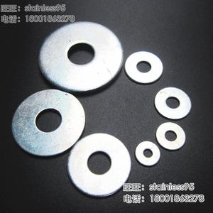 铁镀锌加厚平垫片加大垫圈圆宽铁片m18*34*2 内孔19mm外径厚