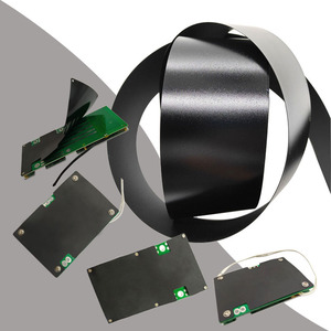 黑色绝缘麦拉片pc阻燃耐高温胶垫片绝缘片电源适配器光面磨砂胶片