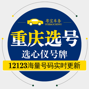 重庆新车汽车选号新能源选号网上自编自选车牌号码数据库占用查询