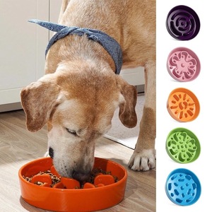 美国LE TAUCI陶瓷慢食碗宠物猫狗食盆防噎助消化趣味玩具丰容狗碗