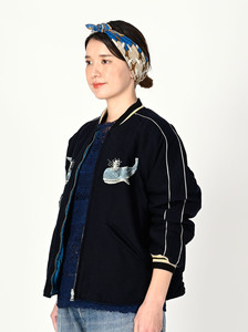 9折包直邮包税夏日寒烟二店 45r 1月日本制刺绣夹克外套81210024