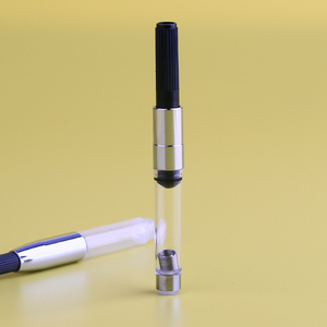 上海晶典通用3.4 2.6mm口径自来水钢笔旋转推拉上吸水墨器墨水胆