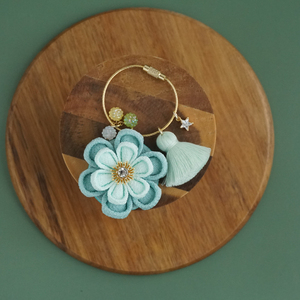 『薄荷』日式细工花挂件 日本手工挂饰 和风日系招福包挂伴手礼