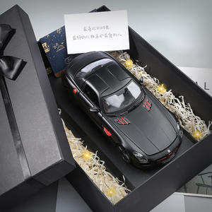 [七夕礼物]奔驰sls amg正版合金车模七夕情人节礼物送男朋友礼盒