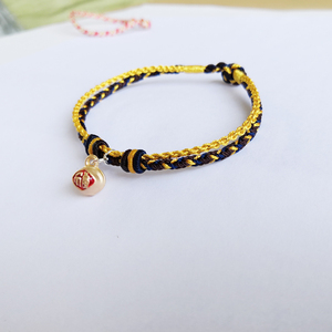 黑色金线双层diy材料包自编织手链手绳男女礼物穿转运珠红绳金刚