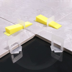 瓷砖找平扣辅助十字卡子铺地砖贴砖调平器瓦工神器留缝卡0.35底座