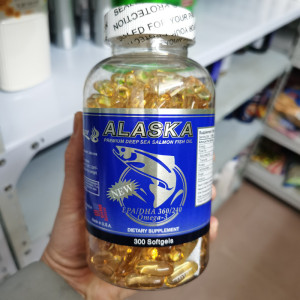 香港购 美国原装进口康维达alaska阿拉斯加深海鱼油 dhaepa 300粒