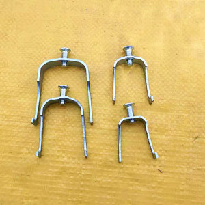 新款镀锌龙骨卡子 u型卡jdg kbg 电线吊丝杆吊卡铁管箍带螺丝套装