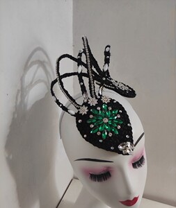 00lichao19880121淘宝艺彩舞服 羽化灵蛇头饰羽化灵蛇舞蹈头饰舞蹈