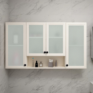 定做防水铝合金壁挂阳台储物柜挂墙式卫生间吊柜厨房墙柜浴室柜