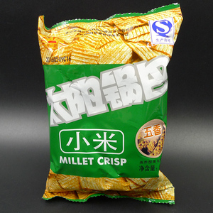 满8袋包邮 太阳锅巴小米五香味 陕西怀旧80后休闲食品零食小吃50g