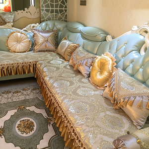 欧式沙发垫套贵妃123组合高档
