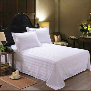 酒店床单白色纯棉宾馆