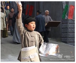 定制 报童 卖报儿童演出服 贫苦农村民国时代表演服男童对襟上衣