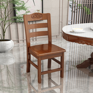 餐椅实木雕花中式餐厅饭店靠背椅舒适家用整装加厚固设计酒店椅子