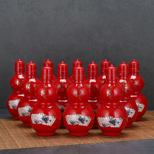 整箱12瓶2015年52度难得糊涂酒125ml葫芦酒陈年老酒年份酒纯粮酒